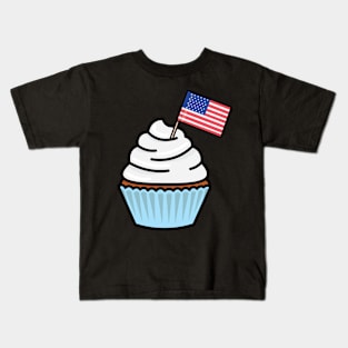 Patriotic Cupcake Kids T-Shirt